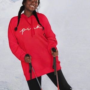 Pink VS sweatshirt dress